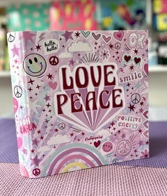 Carpeta N3 Love Peace - Quitapesares-