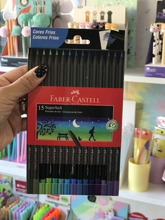 Eco Lápices Súper Soft Colores Fríos x 15 -Faber Castell-