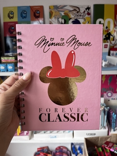 Cuaderno A5, Minnie Mouse Classic - Mooving- Tapa dura. Hojas rayadas. 16 x 21