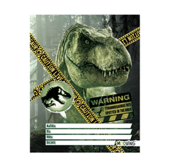 Separadores Escolares N3 Jurassic World x 6- Mooving- en internet