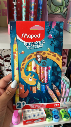 Lápices de Colores Jumbo x 12 + 2 “Jungle Fever” - Maped-