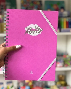 CUADERNO A4 BIG KISS -LÍNEA TRENDY- RAYADO.