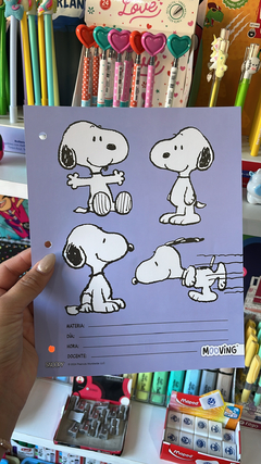 Separadores Escolares N3 Snoopy X 6 - Snoopy- - Librería Tu Almacén de Colores