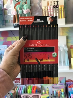 Eco Lápices Súper Soft Colores Cálidos x 15. Faber Castell