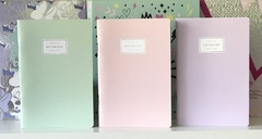 Libreta en colores pastesles, hojas rayadas - Decorline-