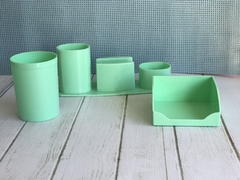 Set de Escritorio verde pastel