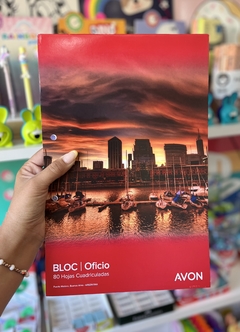 Block Oficio Hojas Cuadriculadas x 80 -Avon-