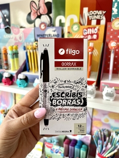 Roller Filgo Borrable Tinta Negra