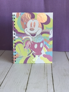 Cuaderno A5 espiral tapa dura Mickey Mouse Rayado - Colores- Mooving-