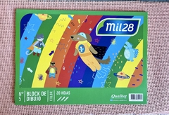 Block de Dibujo N5 x 20 hojas color - mil28- 1028