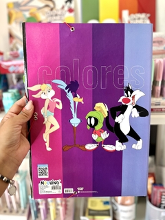 Carpeta Oficio 3 Solapas - Looney Tunes Personajes- Mooving - comprar online