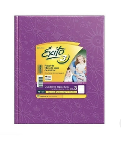 Cuaderno Exito E3 Tipo ABC Tapa Dura Lisa x 48 Hojas Rayadas - Librería Tu Almacén de Colores