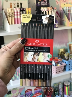 Eco Lápices Súper Soft en tonos piel X 12-Faber Castell-