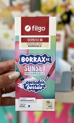 Lapicera Gel Borrable Filgo SE Sunset