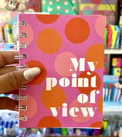 Libreta A6 x 60 hojas rayadas “My point of view” - Kikka-