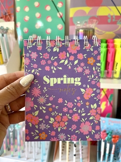 Anotador/ Libreta A6 x 60 hojas rayadas “Spring Notes” - Kikka-