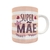 Caneca Listrada Super Mãe - comprar online