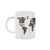 Caneca Mapa Mundi Preto e Branco - comprar online