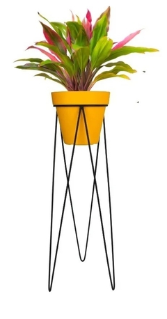 Suportes Tripé Vaso de Plantas Chão Alt 70 / 45 / 30 cm