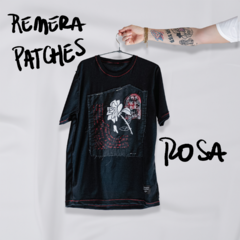 Remera patches Rosa - comprar online