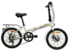 Bicicleta Plegable Hoko 6 vel Shimano Freno a disco rodado 20 Acero - comprar online