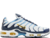 Tênis Nike AirMax TN plus "white blue gold" CT1094-100