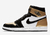 Tênis Nike Air Jordan 1 Retro High OG NRG 'Gold Toe' 861428-007