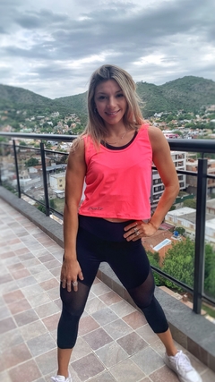 MUSCULOSA CORTA DRI-FIT FUCSIA