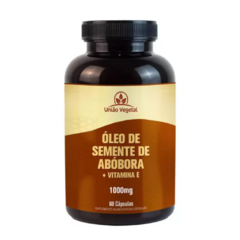 ÓLEO DE SEMENTE DE ABÓBORA + VITAMINA E 1000 MG 60 CÁPSULAS