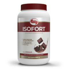 Whey Protein Isolado - Isofort - 900g chocolate - Vitafor