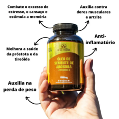 ÓLEO DE SEMENTE DE ABÓBORA + VITAMINA E 1000 MG 60 CÁPSULAS - comprar online