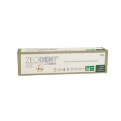 ZEODENT CREME DENTAL SEM FLÚOR À BASE DE ZEÓLITA CLINOPTILOLITA 90 G