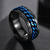 Letdiffery Cool Stainless Steel Rotatable Men Ring