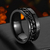 Letdiffery Cool Stainless Steel Rotatable Men Ring - comprar en línea