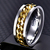 Letdiffery Cool Stainless Steel Rotatable Men Ring en internet