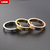 Fashion Rose Gold Stanless Steel Rings With Stone