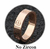 Fashion Rose Gold Stanless Steel Rings With Stone