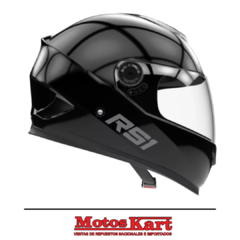 CASCO HAWK RS1 NEGRO BRILLANTE