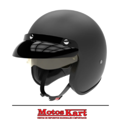 CASCO HAWK 721 CLASSIC NEGRO BRILLANTE - comprar online