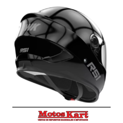 CASCO HAWK RS1 NEGRO BRILLANTE - comprar online