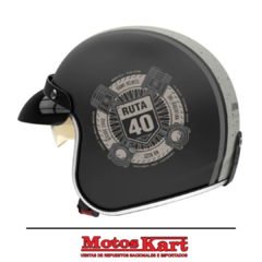 CASCO HAWK 721 RUTA 40 GREY MATE - comprar online