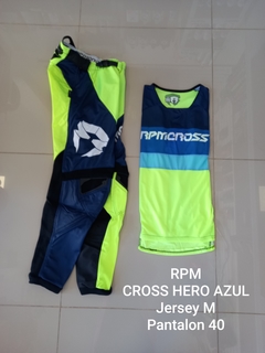 Jersey RPM CROSS HERO AZUL TALLE M