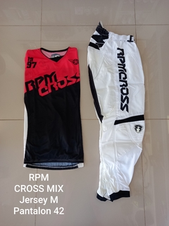 Jersey RPM CROSS MIX 2019 ROJO NEGRO TALLE M