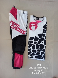 Jersey RPM CROSS KIDS TALLE 12 PINK