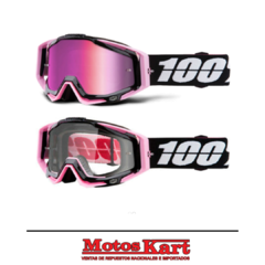 ANTIPARRA 100% RACECRAFT FLOYD - CLEAR LENS - comprar online