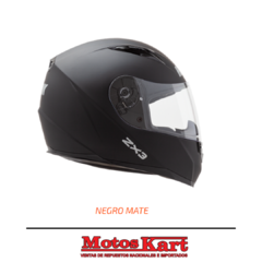 CASCO HAWK ZX3 NEGRO MATE