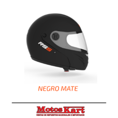 CASCO HAWK RS5 NEGRO MATE