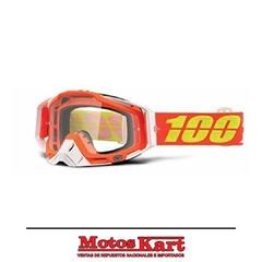 ANTIPARRA 100% RACECRAFT RAZMATAZ - CLEAR LENS