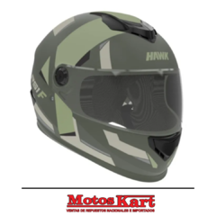 CASCO HAWK RS1 FULL VERDE CAMUOU MATE en internet