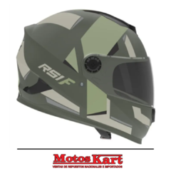 CASCO HAWK RS1 FULL VERDE CAMUOU MATE